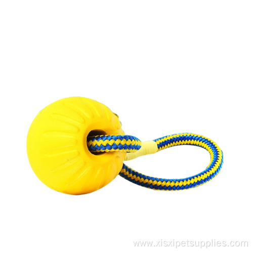 durable interactive With elasticity ball dog rope toys